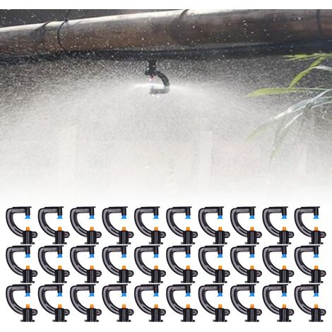 Packung mit 30 Typ G Brechungsdüsen für die Nebelbewässerung, ideal für Gartengewächshäuser. (1/5)