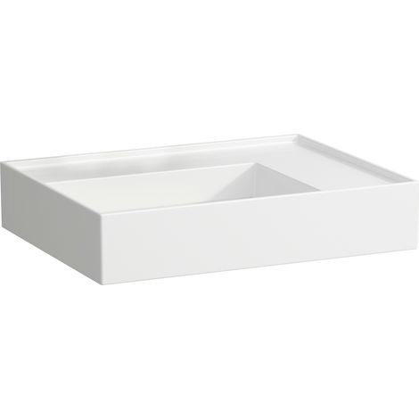 LAUFEN Kartell lavabo à poser, tablette à droite, sans trou pour (1/3)