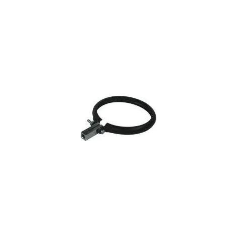 Collier émail noir mat, diamètre 125