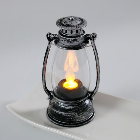 Décorations de Noël, lanternes en forme de poney, guirlandes lumineuses pour fêtes, bougies électroniques LED, lampes à pétro(Y027) (1/5)