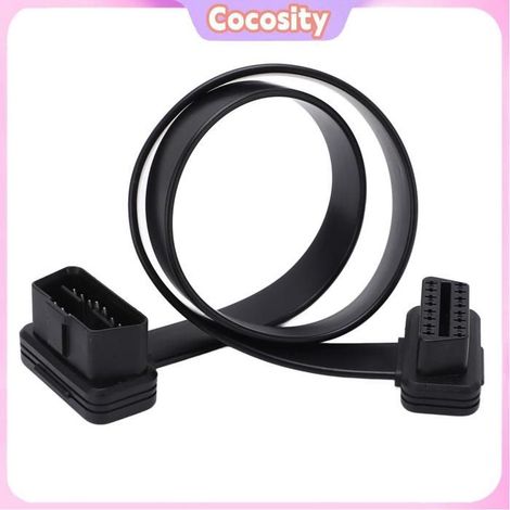 Câble rallonge OBD2 - COCOSITY - 1 m (3,3 ft) - 16 broches - Mâle→Femelle - Compatible OBD2/CAN (1/5)