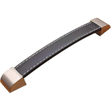 Poignée style bagage en cuir PU — Poignées pour meubles, armoires et tiroirs / Boutons de meuble (192 mm) (1/2)