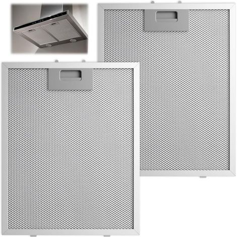 Filtre à Graisse métallique pour Hotte Aspirante. 320 x 260 x 10 mm. 2 Filtres en Aluminium 5 Couches pour Hottes. Filtre Hotte Universelle. Large Gamme D'applications. Compatible Avec la Plupart Des (1/5)