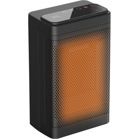 Tisch-Heißluftheizung mit automatischer Abschaltung, Heizgebläse, Überhitzungsschutz, 1500 W Mini-PTC-Elektroheizung, schnelles Aufheizen, tragbar