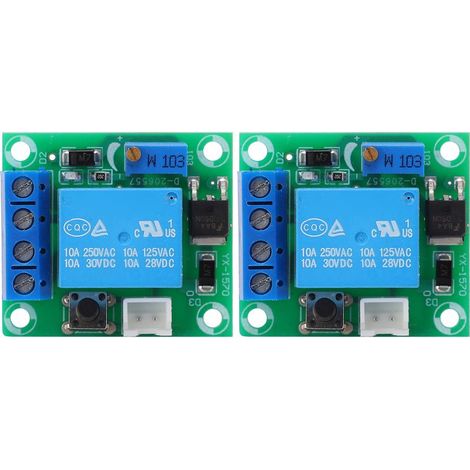 Panneau de Protection contre les sous-tensions de batterie, 2 pièces, PCB, Module de coupure faible 10MA 12V (1/4)