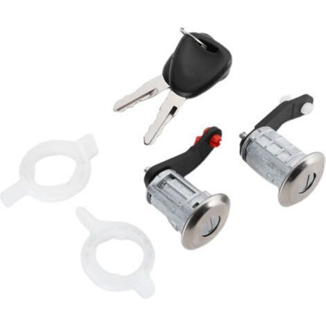 Cilindro maestro de 2 fases y 2 cilindros, cilindro de cerradura Peugeot 107, cilindro de cerradura maestro de 2 cilindros, cerradura principal de puerta de pasajero Movano y llave exterior Vauxhall L (1/5)