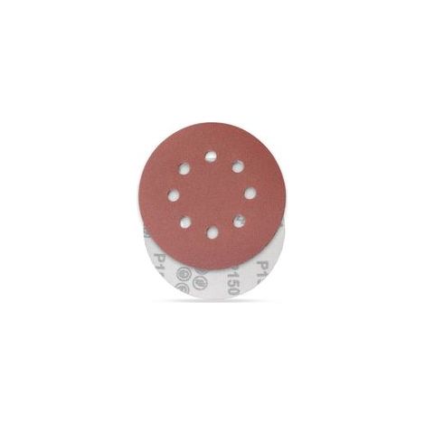 150 discos de lijado, discos abrasivos, tamaño de grano 125 mm, ideales para lijar/pulir/eliminar óxido, HSDPS5M100, paquete de 100