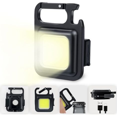 Lampada da lavoro a LED ricaricabile, 800 lumen, magnetica, portatile. (1/4)