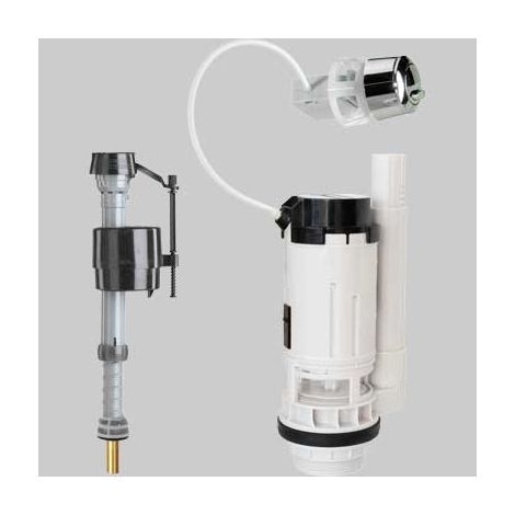 KIT VALVOLA DI RIEMPIMENTO 400 + VALVOLA DI SCARICO 550 - 3/8