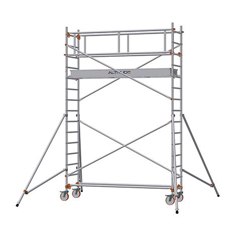 Trabattello mobile 1 piano - Altezza max. di lavoro 4.90m - 613823