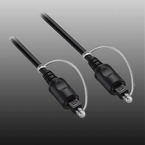 Trade Shop - MAXTECH FO-D002 1,5 M GLASFASER-AUDIOKABEL, STECKER - (1/2)