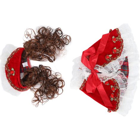 Mini cape magnifique pour petits animaux de compagnie, costume pour chiens et chats, adorable cape de princesse rouge PF20 S (1/5)
