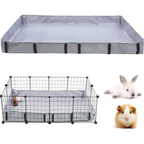 Tapis éducateur pour cochon d'Inde – Imperméable en tissu Oxford – Lavable à la main – Dimensions 119 x 61 cm – Anti-fuite et absorbant