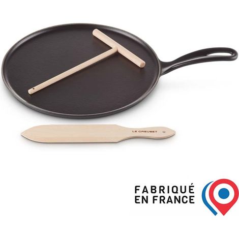 Le Creuset Crepiera Rotonda Ghisa 27 cm Nero (1/5)