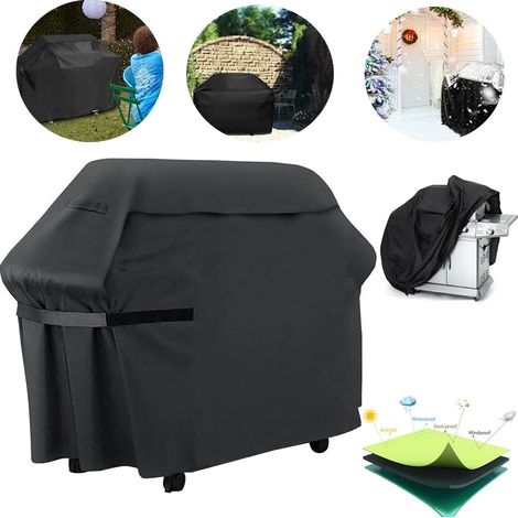 Housse de barbecue à gaz, housse de barbecue étanche, housse de mobilier de jardin, résistante au froid, au vent et à la déchirure, 7666110 cm (1/5)