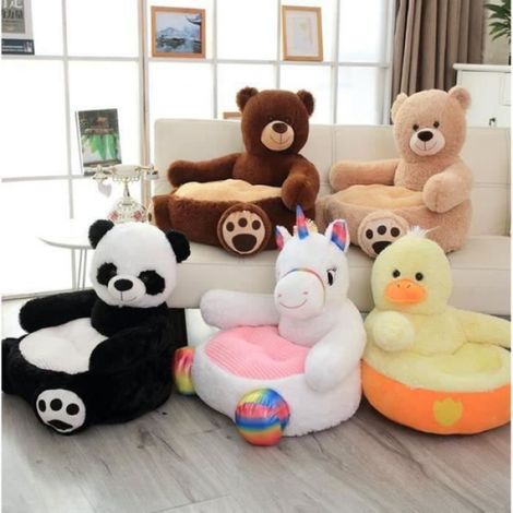 1 Fauteuil enfant, ours en peluche, coussin doux, salon chambre (1/3)