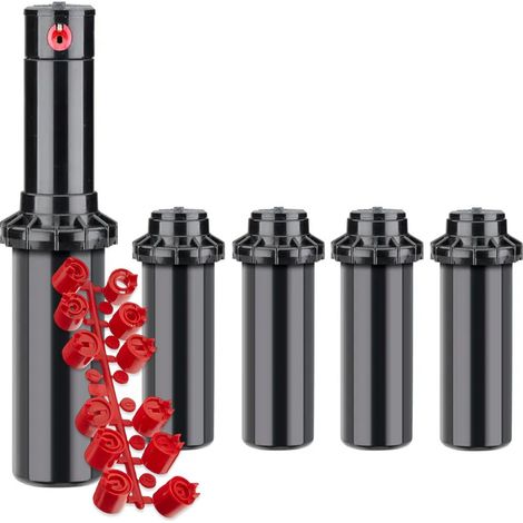 Hunter – Arroseur à turbine PGP-ADJ Pack de 5 – Rayon 6,4 à 15,8 m – Débit 0,10 à 3,22 m3/h – Pression 1,7 à 4,5 bar (1/6)