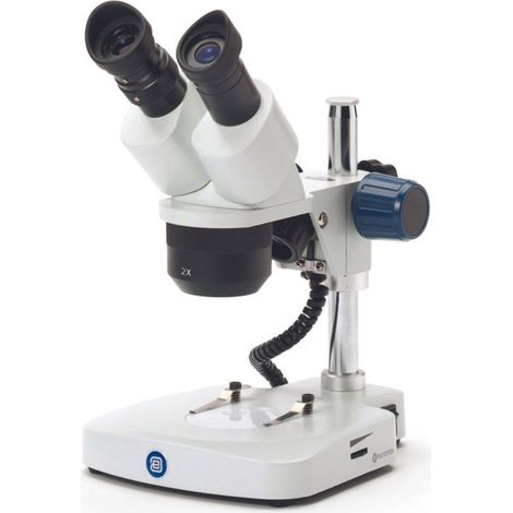 Stéréomicroscope binoculaire EduBlue - 2x/4x - Statif à colonne