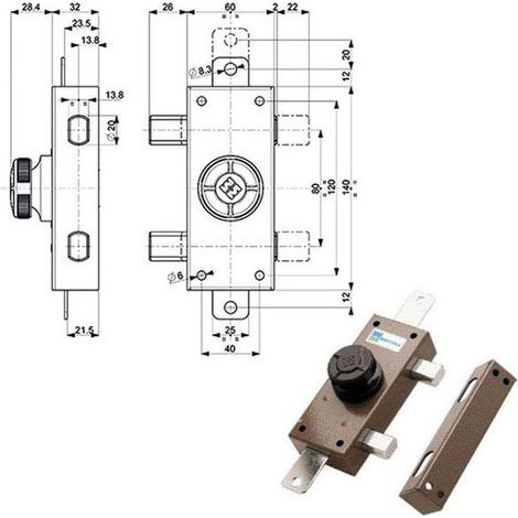 Serratura Ferroglioetto Triplice Mottura 34330 - Sicurezza e Affidabilit�