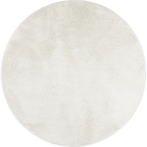 Maison Exclusive - Teppich OVIEDO Kurzflor Creme Ø 120 cm