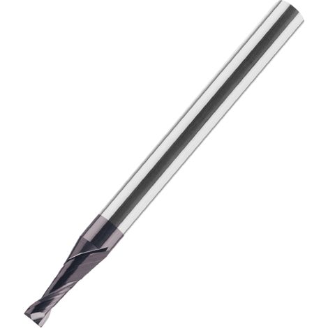 VHM-Mini-Schaftfräser TIALN 0,8 mm (1/2)