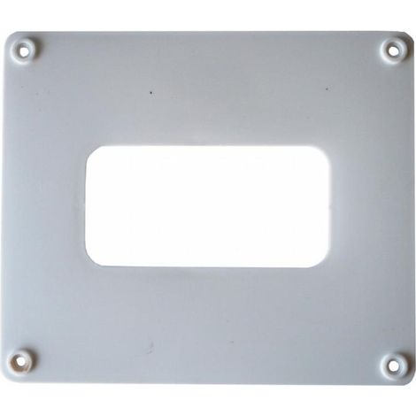 FPLUS embellecedor pared rect.110x55 mm. , Embellecedor para pared de tubo rectangular 110x55 de salida humos.