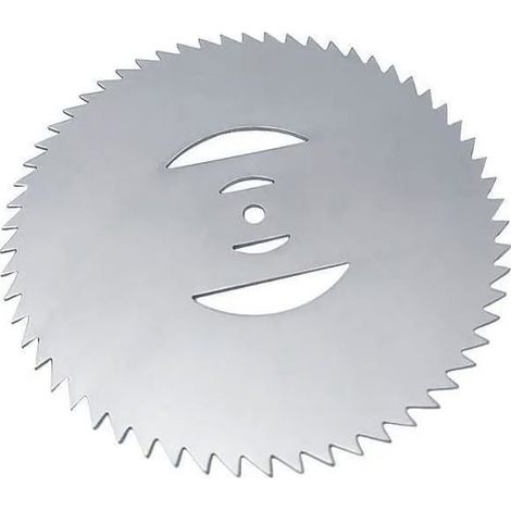 Lame inox 6 pouces x 60 dents pour tondeuse et broyeur de branches sans fil (1/3)