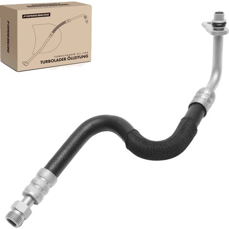 Tuyau d'huile, longueur de 1,8 mètre, caoutchouc de haute qualité, compatibilité avec Audi A4 A5, température de fonctionnement de -40°C à 120°C, certifié ISO 9001 (1/5)