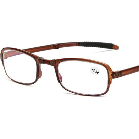 Lunettes de lecture pliables et portables TR pour hommes et femmes, verres bleus, lunettes de lecture anciennes (1/5)