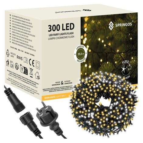 Lampki choinkowe 24m biały ciepły, flash biały zimny 300 led oświetlenie świąteczne IP44

Luces de Navidad de 24 metros, blanco cálido, flash blanco frío, 300 luces LED, iluminación navideña IP44. (1/5)