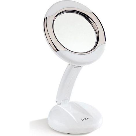 LAICA espejo con luz 3 aumentos 12,5 cm md6051 , Espejo con luz 3 aumentos 12,5 cm MD6051Tipo de alimentación: 4 x 1,5V baterías alcalinas C LR14 (no incluídas)Medidas: 38