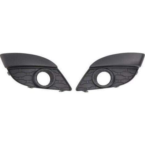 Grilles de pare-choc avant noires anti-brouillards Basic Renault Twingo 2 phase 1 2007-2011