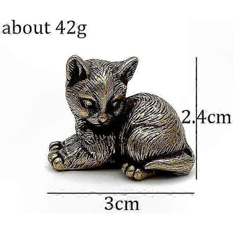 Miniatur-Tierfigur zur Dekoration von Tee und Räucherstäbchen, detailliertes Ornament (1/5)