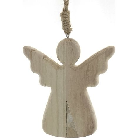 SCHEULEN Weihnachtsengel Anhänger Natur 15 cm - Holz (1/2)
