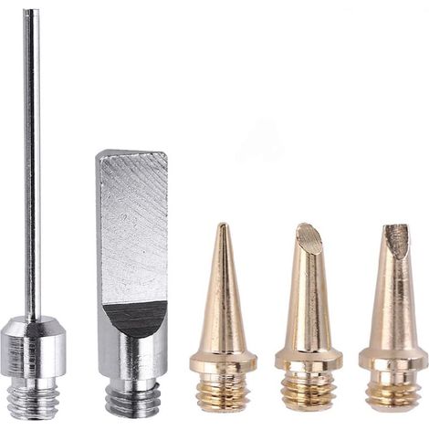 Kit de 5 embouts de fer à souder à gaz, accessoires pour torche à gaz butane (1/5)