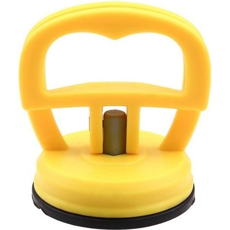 Jaune 58mm voiture indentation réparation extracteur force traction ventouse carrosserie panneau de réparation téléphone portable outil de montage d'écran (1/5)