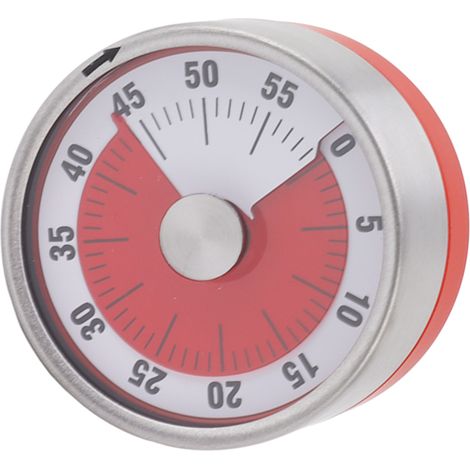 Minuteur de cuisine Alerte Rouge - Minuteur magnétique pratique pour la cuisine, les dégustations, les devoirs et la course à pied (1/5)