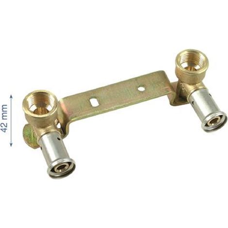 161/2" MS Montagebrücke doppeltgekröpft IG Henco (1/2)