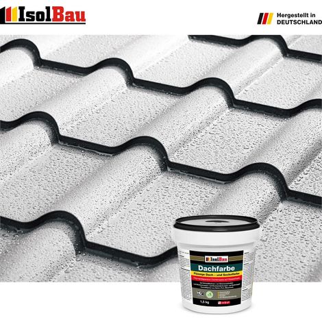 IsolBau Dachfarbe Steingrau 1,5 kg (1/5)