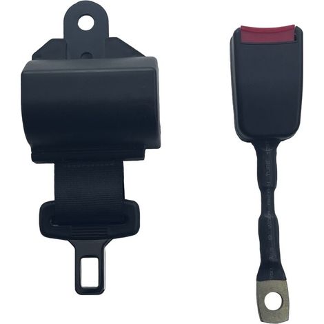 Fournitures automobiles, enrouleur télescopique automatique, ceinture de sécurité à deux points pour chariot élévateur, base optionnelle fixée à vis