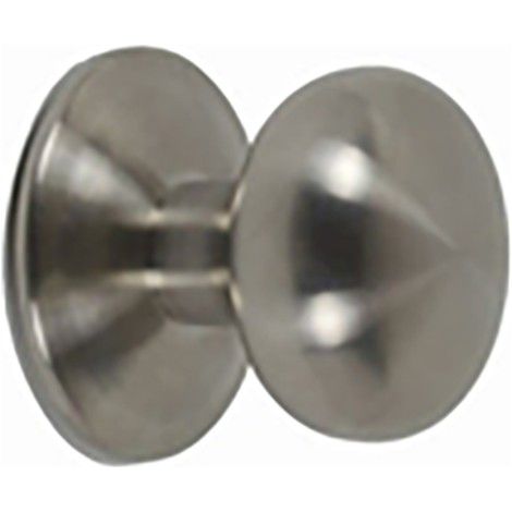 BOUTON DE PORTE CHAMPIGNON EN ACIER INOXYDABLE. - 70X80 MM