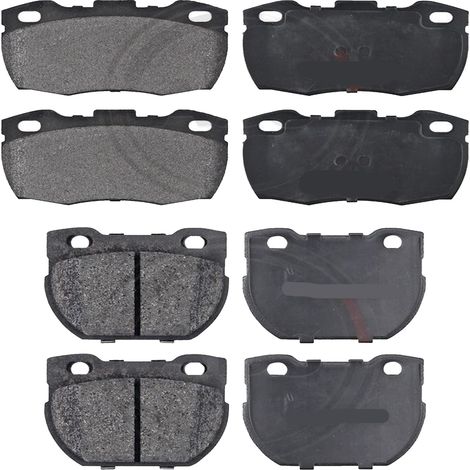 KIT PASTIGLIE FRENO ANTERIORI E POSTERIORI compatibile con LAND ROVER DISCOVERY SPORT (L550) / PASTIGLIE FRENANTI AUTO OEM FDB4926,FDB4927 / SOSTITUZIONE DIRETTA / BASSA POLVERE / SILENZIOSO