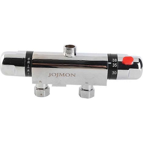 Robinet thermostatique 4/5 pouce, robinet de régulation de température constante, mitigeur thermostatique de douche à montage en surface (1/4)