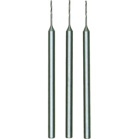 3 Brocas helicoidales 1,0 mm HSS Proxxon 28854
