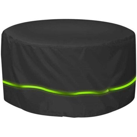 Waterproof Outdoor Garden Furniture Cover, XU, 210D  Fabric Garden Furniture Cover, Windproof, UV Resistant, Protective Cover for Garden Table, Round 128x71cm - (1/4)