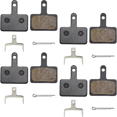 4 Paires Plaquette de Frein Velo,Plaquette de Frein VTT,Plaquette de Frein Trottinette Electrique,Détachées de Vélo,Plaquette de Frein Velo Electrique,Plaquettes de Frein à Disque pour Vélo B01S. (1/5)