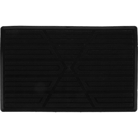 Tapis de sol de voiture, protection de tapis de voiture, coussinet en caoutchouc pour pédales de voiture-24.50X15.50X0.80CM-Black (1/4)