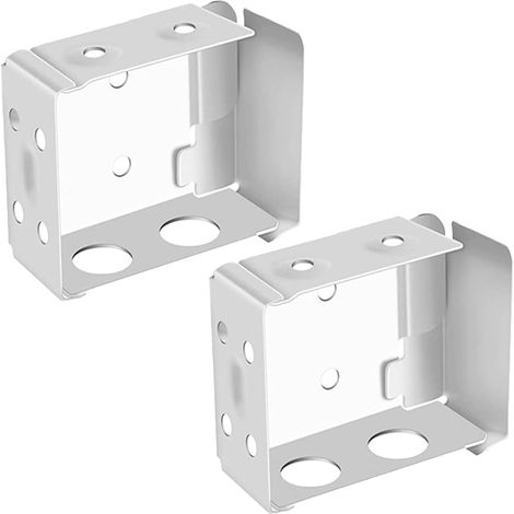 Juego de 2 soportes para persianas venecianas – Caja de montaje para persianas venecianas de 5,1 cm, caja de perfil de ventana, soporte de montaje (1/5)