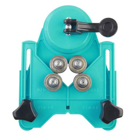royaluxe-Accessoire pour une perceuse--Localisateur de poinçonnage pour carreaux de céramique Fixateur de poinçonnage en marbre de verre Chanfrein de localisation de perçage (1/4)