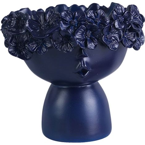 Vase - Couronne De Fleurs - Pour Plantes D'intérieur - Décor De Chambre D'enfant - 13 x 15 x 7 5 Cm - 1 Pièce (1/5)